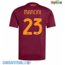 Camisa de time de futebol AS Roma Gianluca Mancini #23 Replicas 1º Equipamento 2025-26 Manga Curta